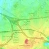 Топографическая карта Loncin, высота, рельеф