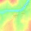 Топографическая карта Красногорский, высота, рельеф