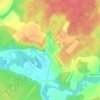 Топографическая карта Копаль, высота, рельеф