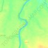 Топографическая карта Konta, высота, рельеф