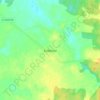 Топографическая карта Бобрица, высота, рельеф