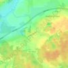 Топографическая карта Ивашево, высота, рельеф