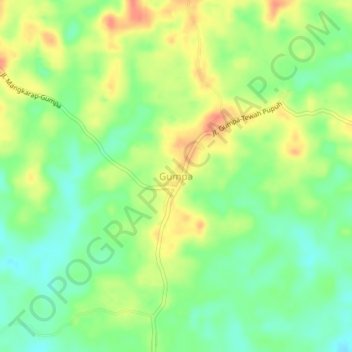 Топографическая карта Gumpa, высота, рельеф