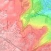 Топографическая карта Mystic Falls, высота, рельеф