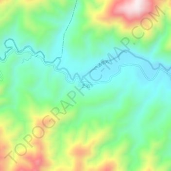 Топографическая карта Baha, высота, рельеф