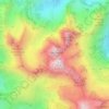 Топографическая карта жандарм Хоккеист, высота, рельеф