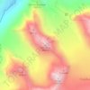 Топографическая карта Ала-Арча, высота, рельеф