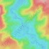 Топографическая карта урочище Мельниково, высота, рельеф