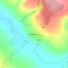 Топографическая карта Киржеманы, высота, рельеф