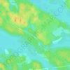 Топографическая карта заброшеный колодец, бетонное кольцо, высота, рельеф