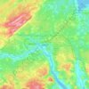 Топографическая карта Dieppe, высота, рельеф