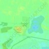 Топографическая карта Пеньково, высота, рельеф