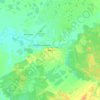 Топографическая карта Инта, высота, рельеф