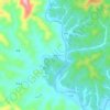 Топографическая карта 沙洋, высота, рельеф