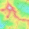 Топографическая карта Пещера Крубера, высота, рельеф