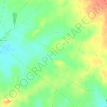Топографическая карта Valdez, высота, рельеф