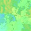 Топографическая карта Боровое, высота, рельеф