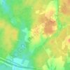 Топографическая карта Балабаново, высота, рельеф