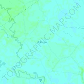 Топографическая карта Malangke, высота, рельеф