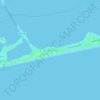 Топографическая карта Pensacola Beach, высота, рельеф