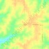 Топографическая карта Blue Ridge, высота, рельеф