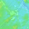 Топографическая карта Weekstown, высота, рельеф