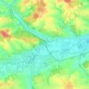 Топографическая карта Petersberg, высота, рельеф