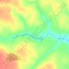 Топографическая карта Дорохово, высота, рельеф