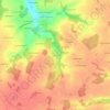 Топографическая карта La Fosse, высота, рельеф