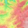 Топографическая карта Banneux, высота, рельеф