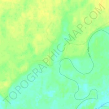 Топографическая карта Красная Горка, высота, рельеф