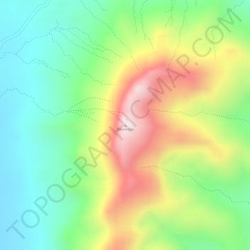 Топографическая карта Bevovoka, высота, рельеф