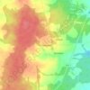 Топографическая карта Коткишево, высота, рельеф