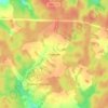 Топографическая карта Чаусово, высота, рельеф