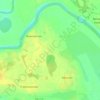 Топографическая карта Малый Борок, высота, рельеф
