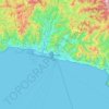 Топографическая карта Genova, высота, рельеф