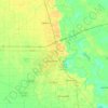 Топографическая карта Lafayette, высота, рельеф