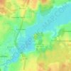 Топографическая карта Покровская Гора, высота, рельеф