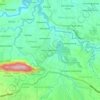 Топографическая карта Kampungbenteng, высота, рельеф