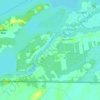 Топографическая карта Snye, высота, рельеф