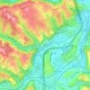 Топографическая карта Presto, высота, рельеф
