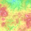 Топографическая карта Шаховская, высота, рельеф