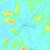 Топографическая карта Mandritsara, высота, рельеф