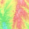 Топографическая карта Frisco, высота, рельеф
