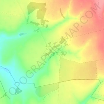 Топографическая карта Снохино, высота, рельеф