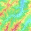 Топографическая карта Lutirano, высота, рельеф