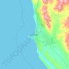 Топографическая карта Geraldton, высота, рельеф