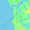 Топографическая карта Elathur, высота, рельеф