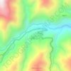 Топографическая карта Kanggime, высота, рельеф