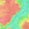 Топографическая карта Athis-Mons, высота, рельеф